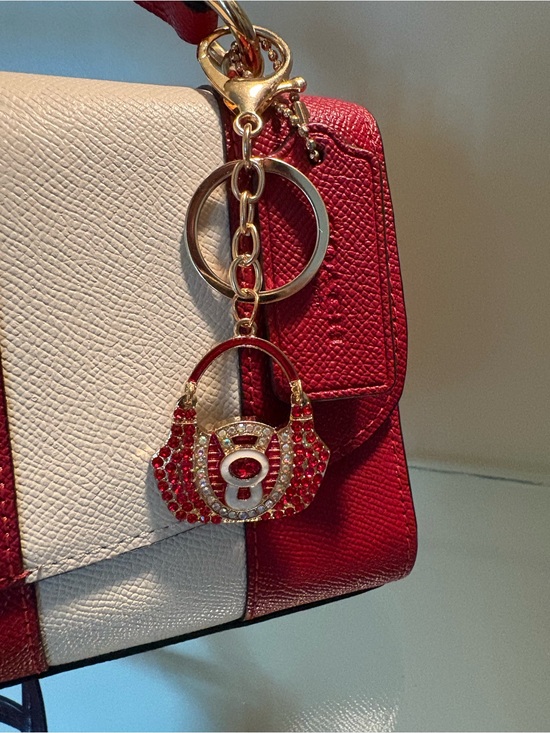 Accessories - Red Crystal Bag Charm